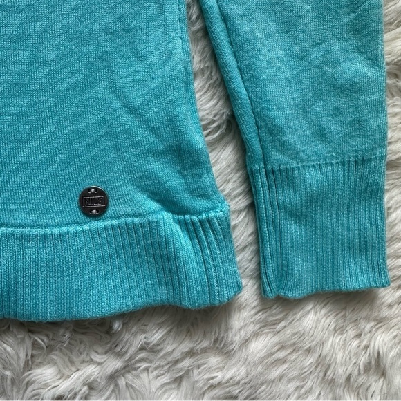 Nils Women's Big Sky Sweater 1/4 Zip Pullover Long Sleeve Blue Silver M - Picture 6 of 12